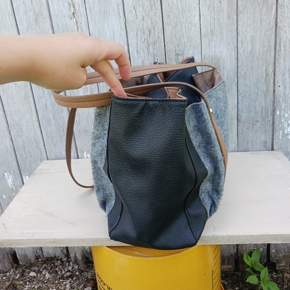 RELIC by Fossil Bailey Double Faux Vegan Leather Shoulder Purse Tote Bag Handbag - Picture 9 of 11